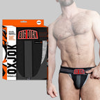 BULGER, the big pouch jock, BLACK IRON, XX-LARGE