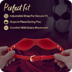 Temptasia Ardor - Silicone Blindfold - Red