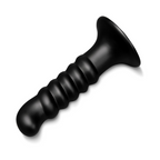 KRUSH - 9.5" CURVED & RIBBED DILDO WITH SUCTION CUP