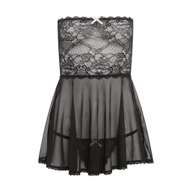 MESH & LACE BABY DOLL