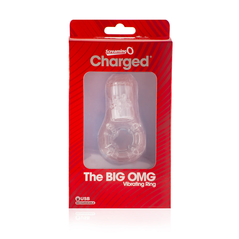 Big OMG Vibrating Ring - Clear