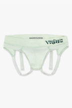 Mens Medium - JockVStrap Rib Briefs - Mint