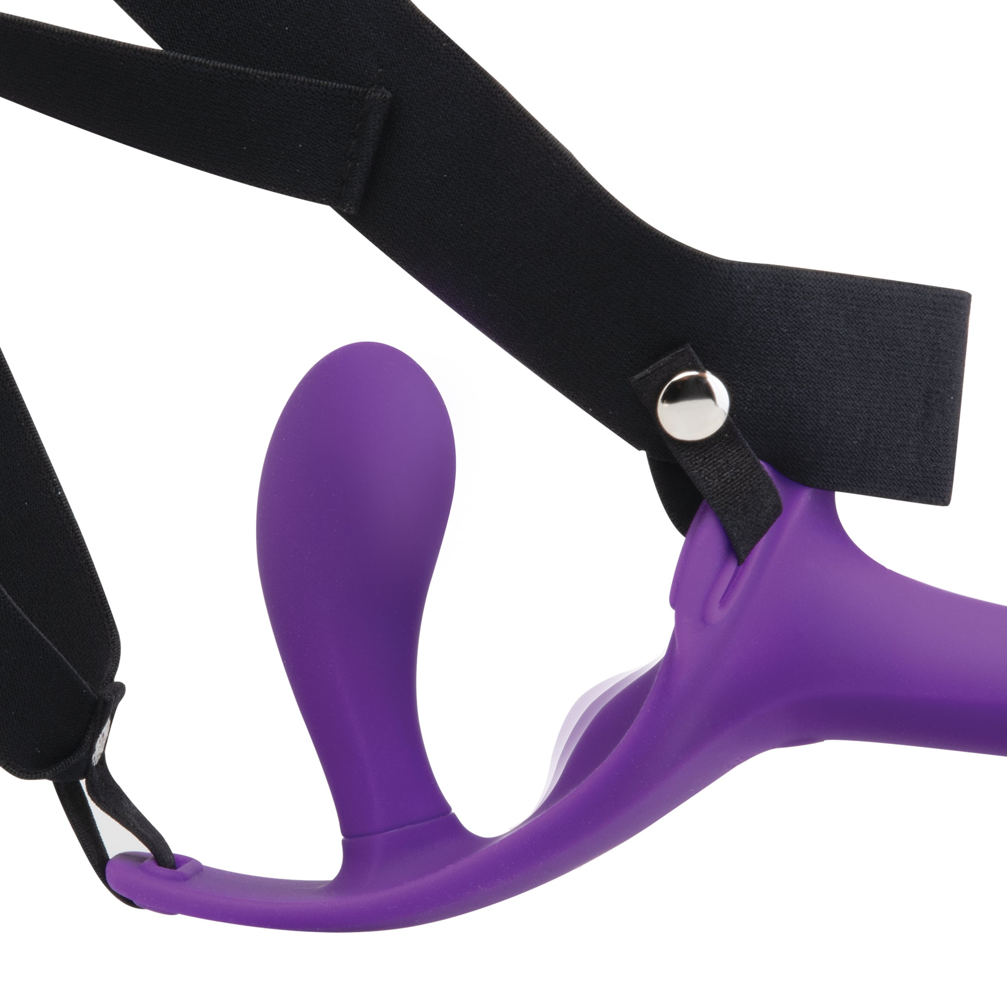 Together Lock-In Dual Vibrating Strap-On Harness
