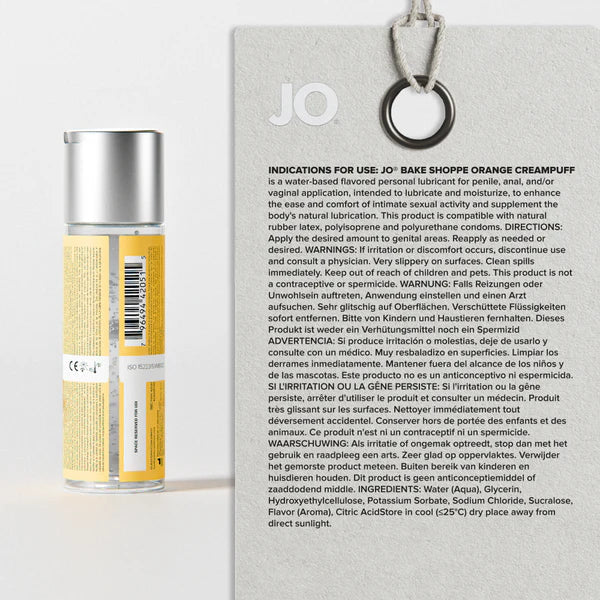 JO Bake Shoppe Peach Cobbler Personal Lubricant 2 fl oz / 60 mL