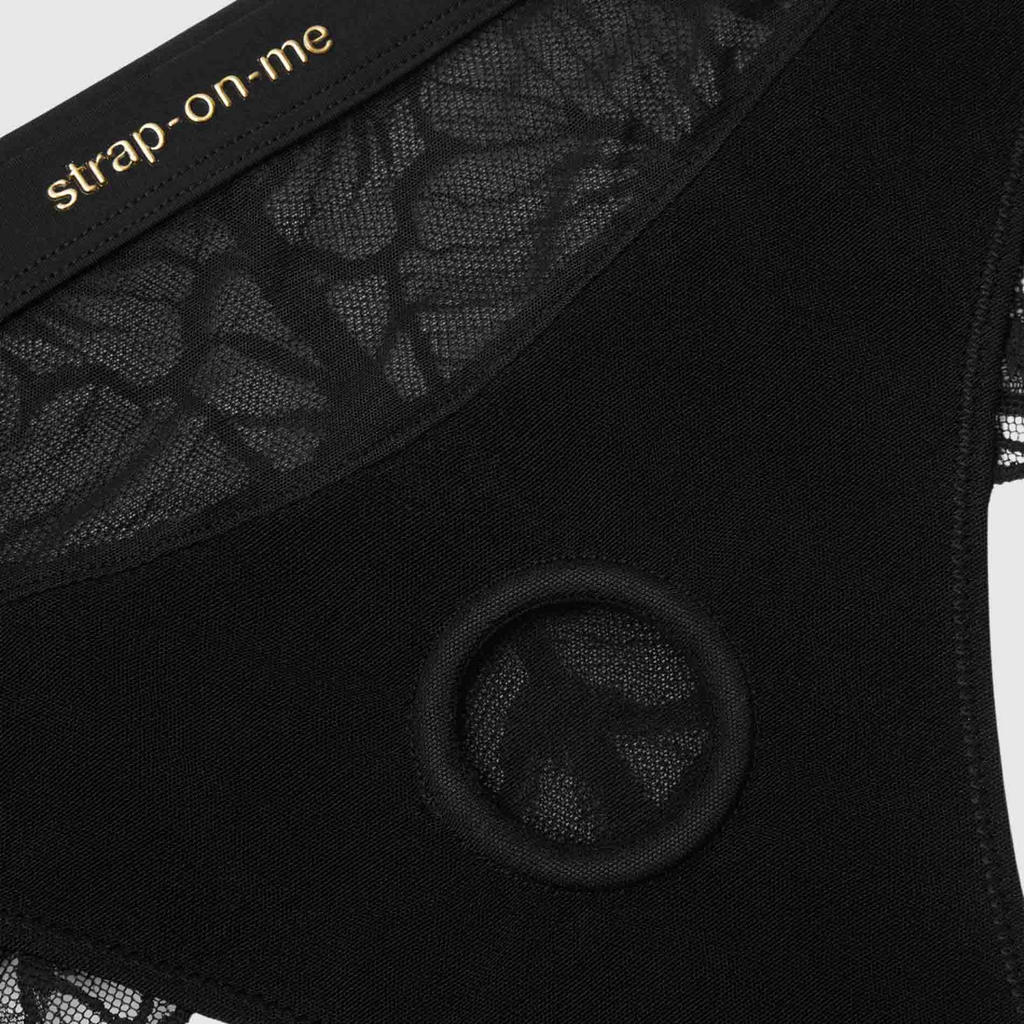 STRAP-ON-ME HARNESS LINGERIE SUBLIME - L - BLACK