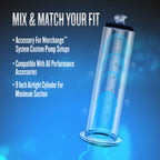 Performance - 9" x 2.5" Penis Pump Cylinder - Clear