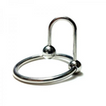 Stainless Steel Sperm Stopper With Ring In Clamshell (32mm)