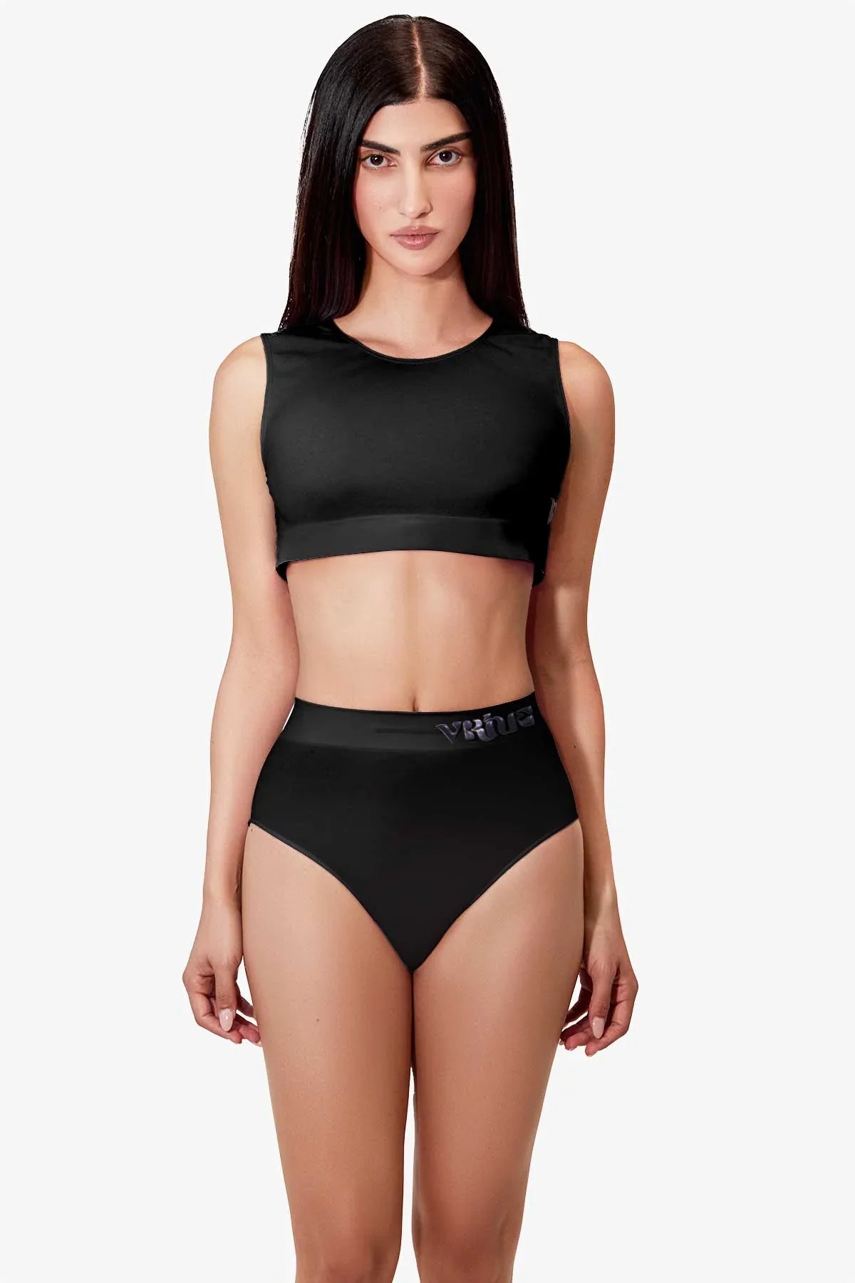 Womens Small - JockVStrap Sheer Briefs - Black