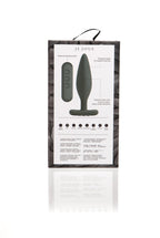 Egon Vibrating Butt Plug Black