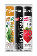 3 PACK SAMPLER (1OZ ESSENTIAL95, PLATINUM, STRAWBERRY) 1 Fl. Oz./30mL x 3