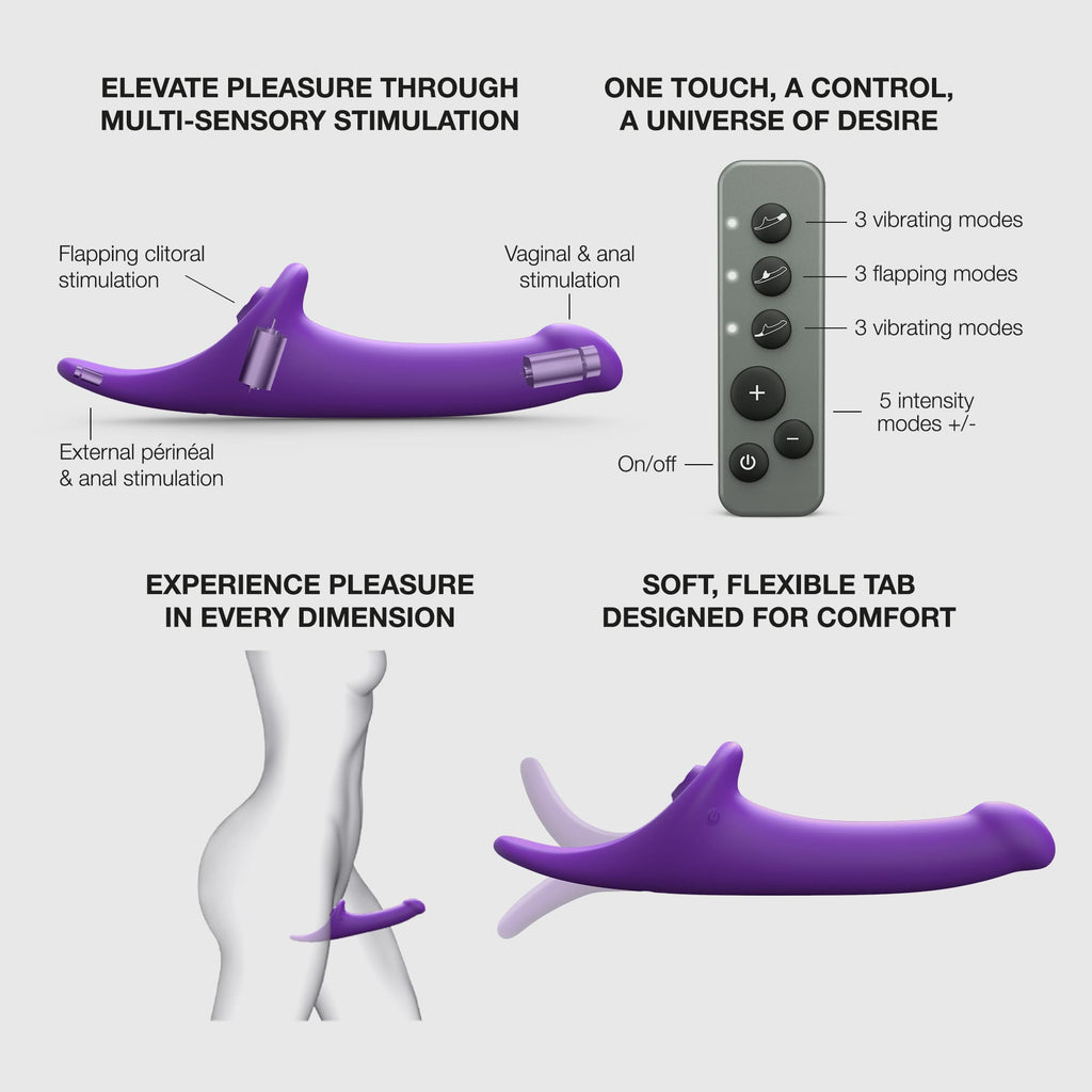 Multi Orgasm Dildo M – Purple