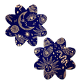 Midnight Celestial Sun & Moon Petal Breast Pasties