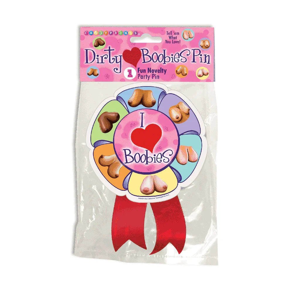 I Love Boobies - Large Party Ribbon