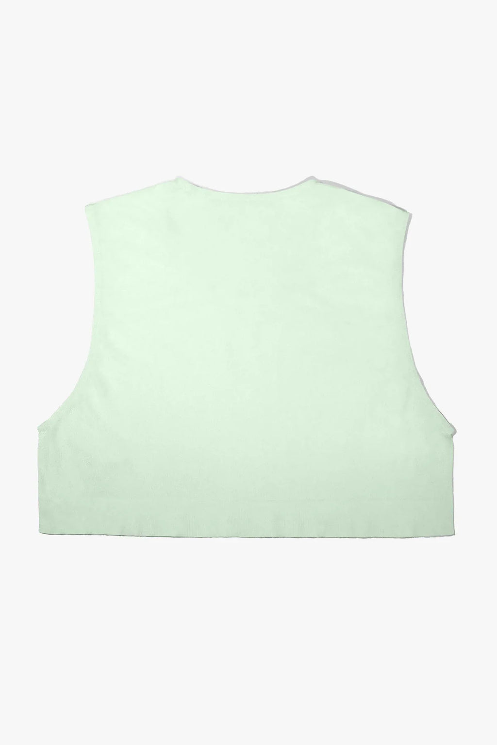 Unisex Large - Mini Crop Top Sheer - Mint