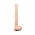 BONE - 17" DEEP-INSERT DILDO WITH REALISTIC BALLS AND SUCTION CUP