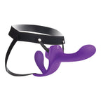 Together Lock-In Dual Vibrating Strap-On Harness