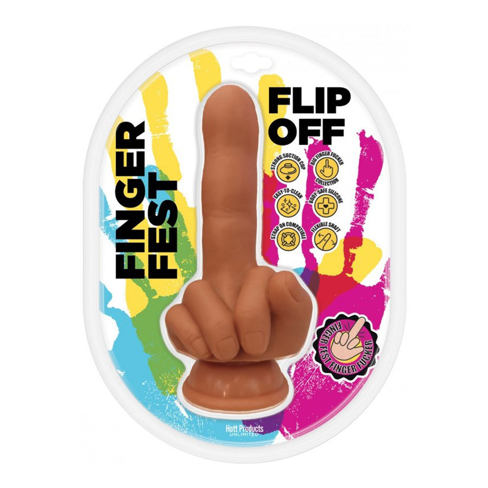 Finger Fest Dildo - Flip Off