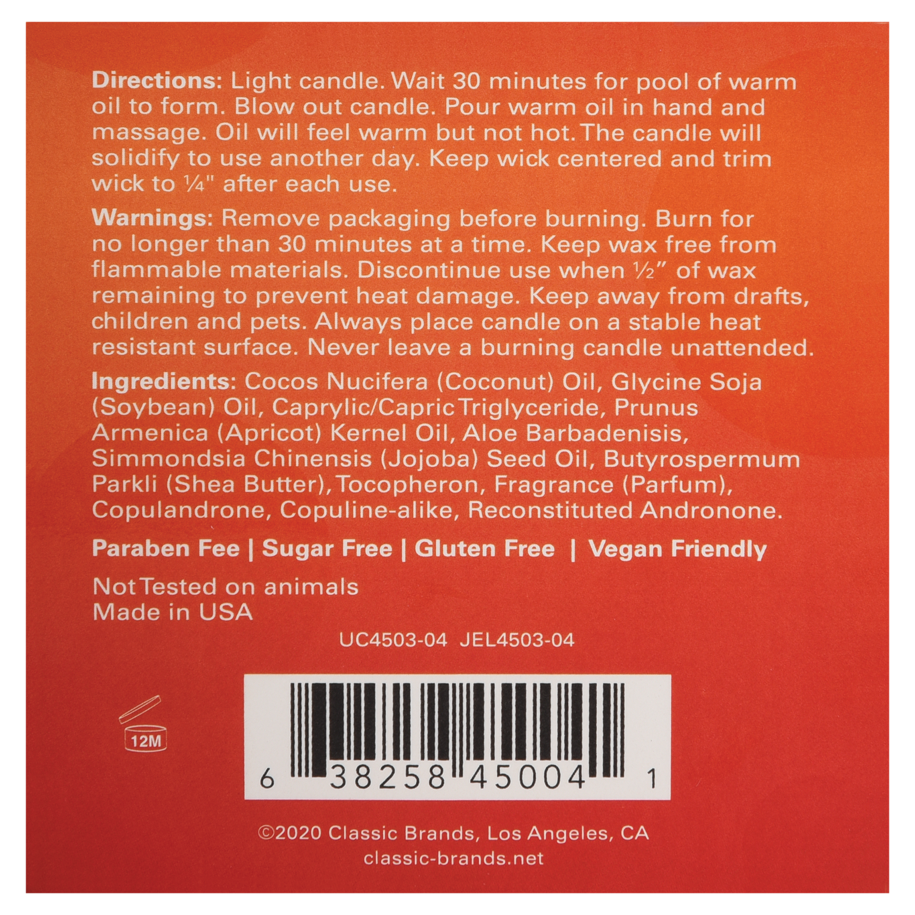 MOOD CANDLES HOT AF - PHEROMONE MASSAGE CANDLE 