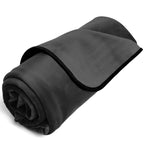 Fascinator Throw Black Velvish - Travel Size