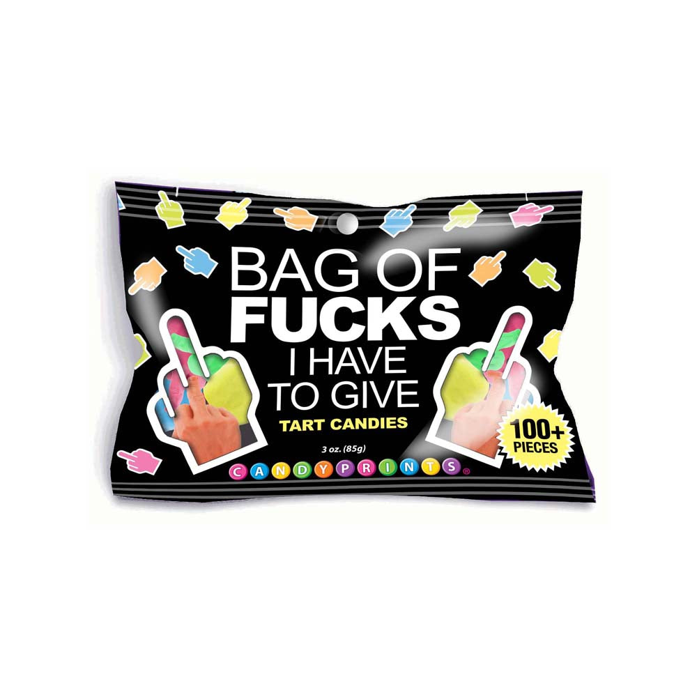 Bag of "Fucks I Have to Give" candy 3oz Bag
