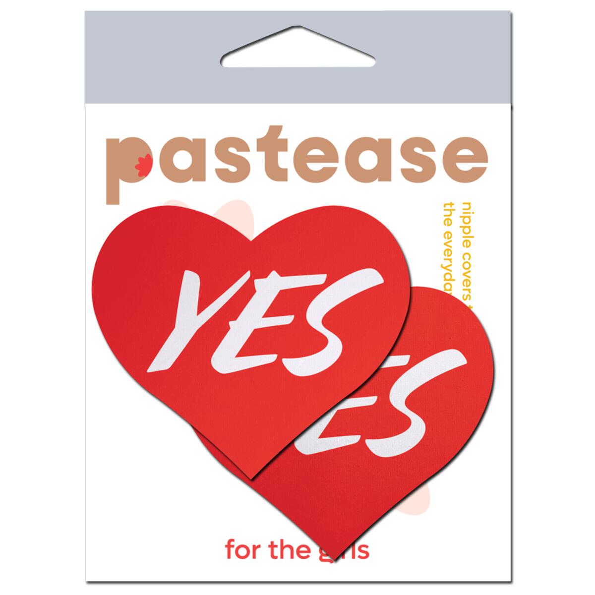 'YES' Red Heart Pasties *