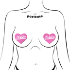 'Bride' Doll Pasties Pink Iconic Heart
