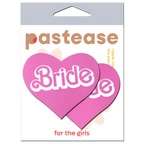 'Bride' Doll Pasties Pink Iconic Heart