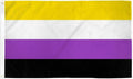 Non-Binary Flag 3' X5' Polyester