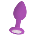 Diamond Butt Plug Regular Purple