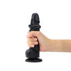 SLIDING SKIN REALISTIC DILDO BLACK XXL
