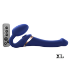 MULTI ORGASM BENDABLE STRAP-ON - XL - NIGHT BLUE