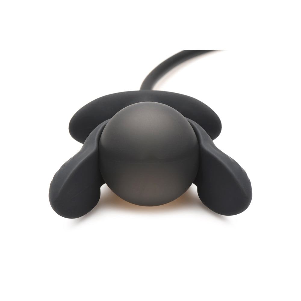 Dark Pearl Inflatable Vibrating Butt Plu